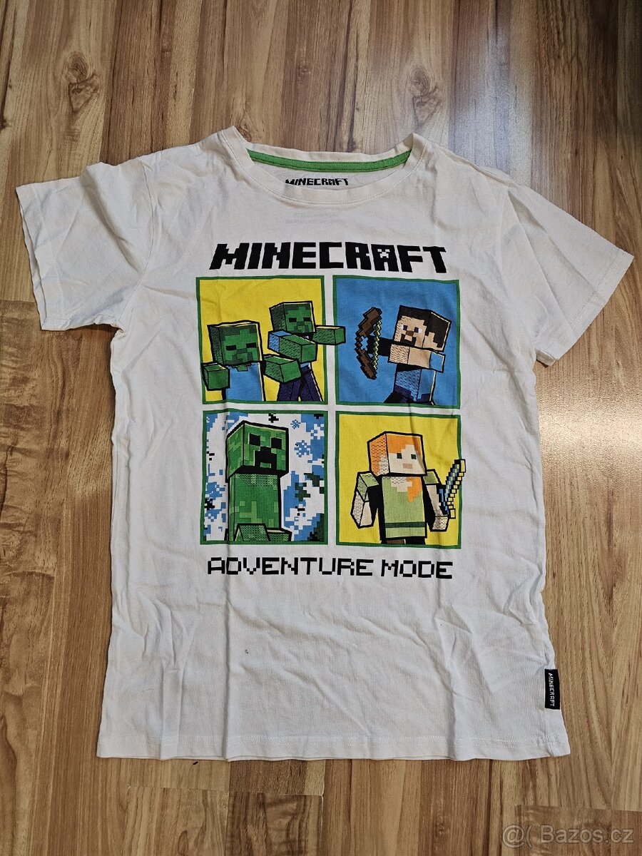 Tričko Minecraft 170/176