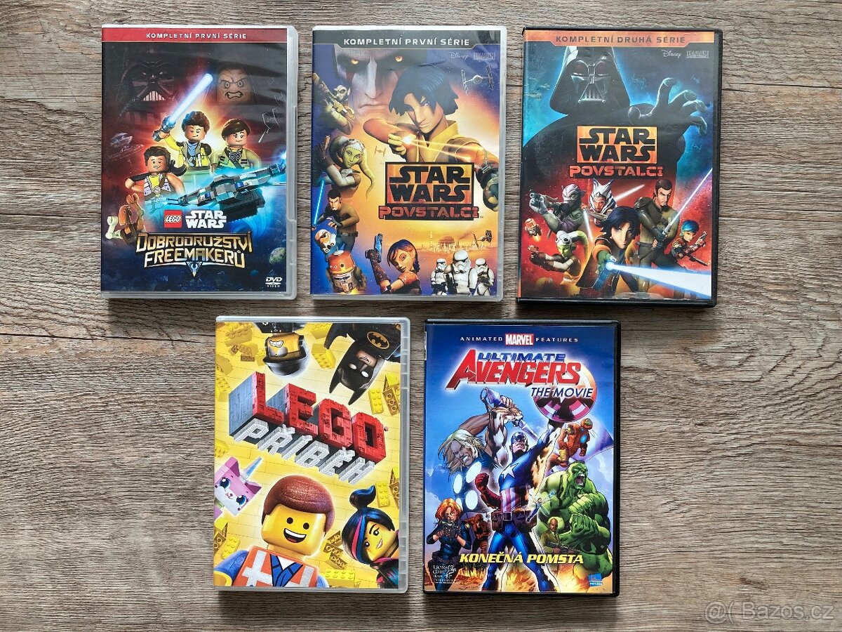 Filmová DVD Lego / Star Wars / Marvel