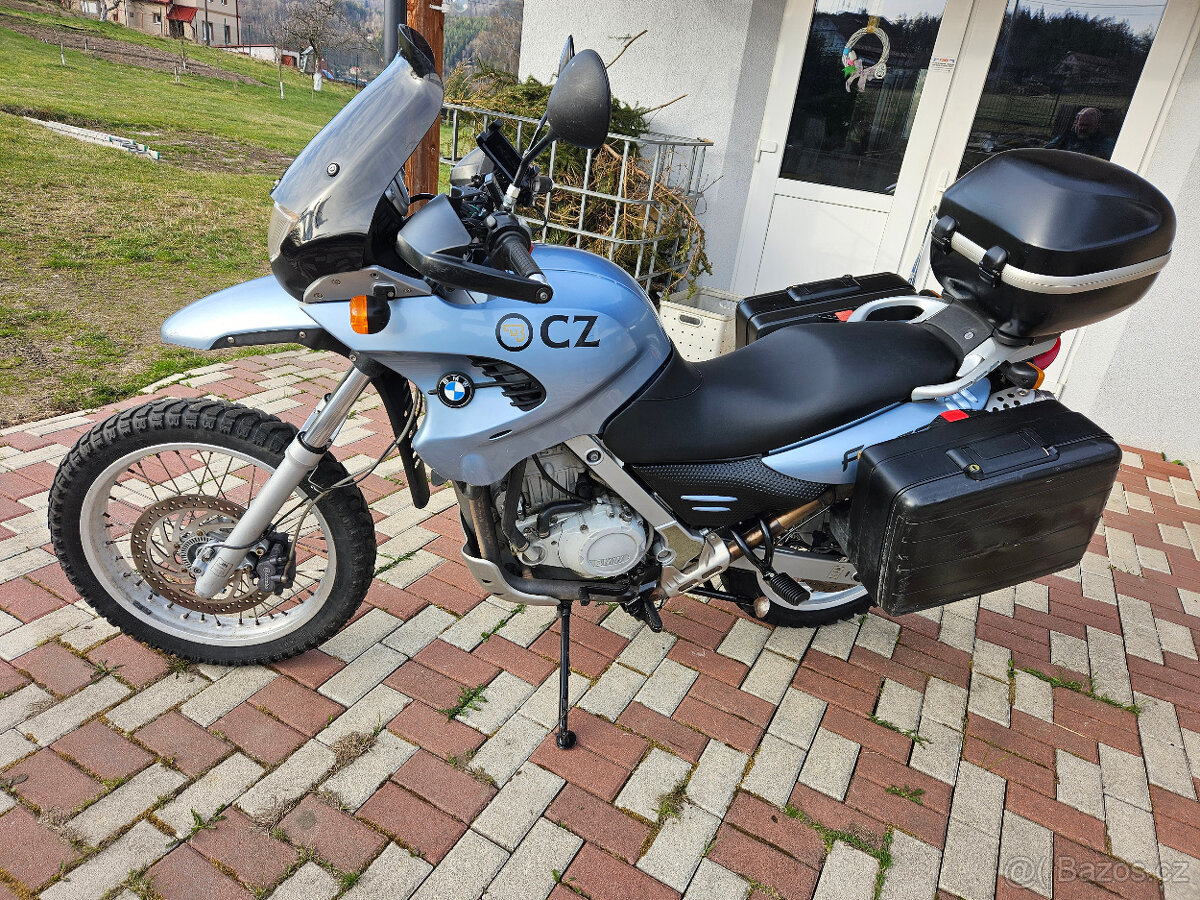 BMW F 650 GS, rv. 2001 jednosvíčka, 37kW.