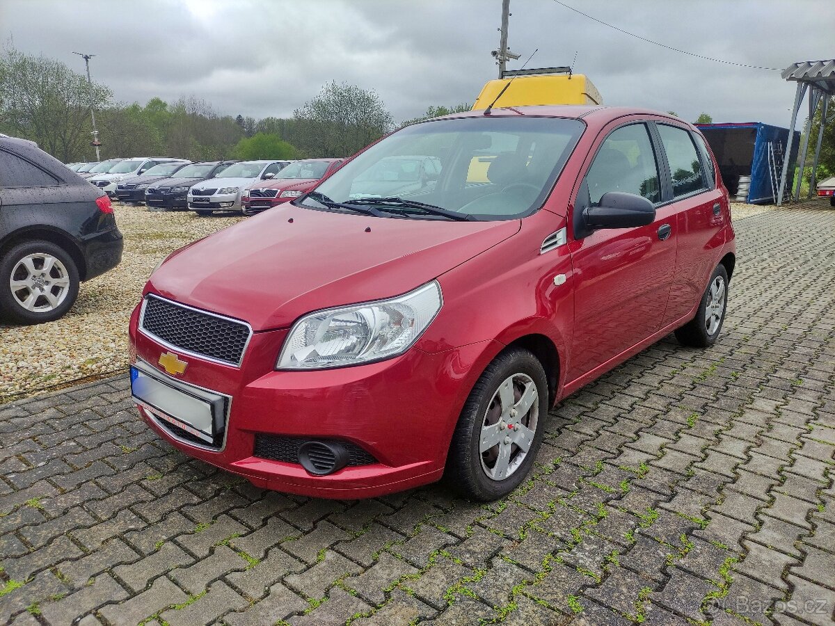 CHEVROLET AVEO 1.2i 16V,2009,SERVO,KLIMA,ABS,NOVÁ TK.