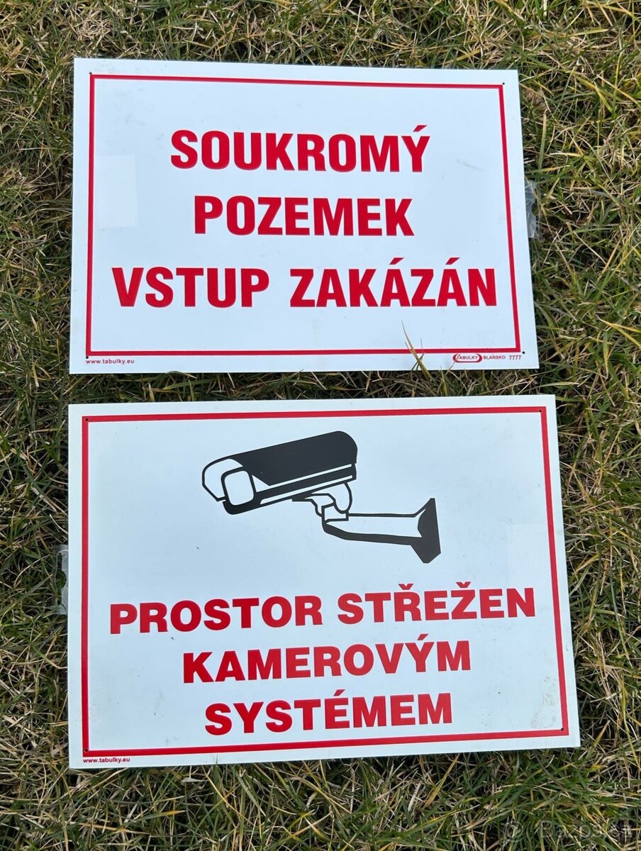 Výstražné tabulky