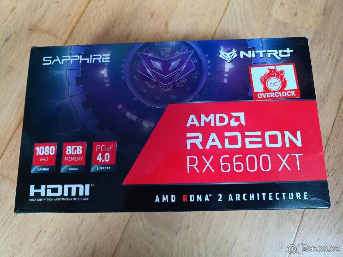 saphire rx 6600xt nitro+ oc