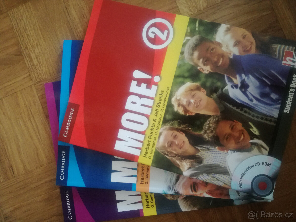 Učebnice do AJ MORE 2, 3 a 4