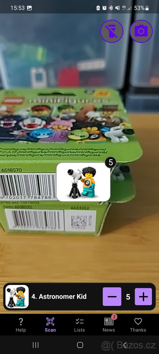 Lego Minifigures 71048 27. série - Astronomer Kid