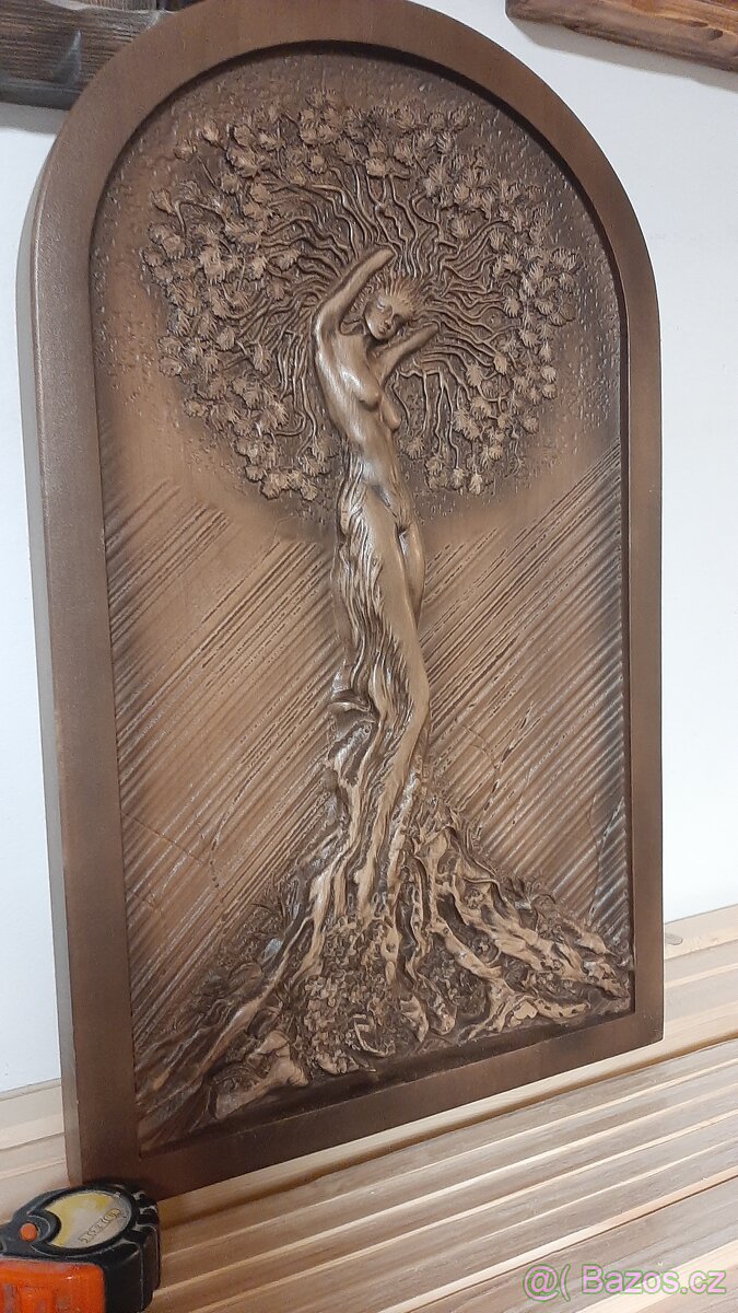 Drevený obraz 62×38cm,hrúbka 5cm buk