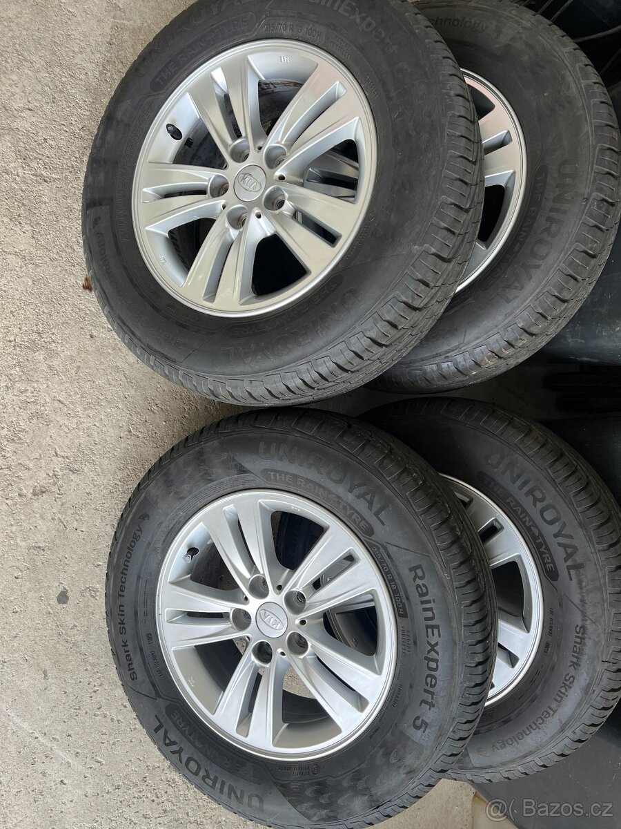 KIA SPORTAGE HYUNDAI ALU KOLA 6,5Jx16 PNEU 215/70R16