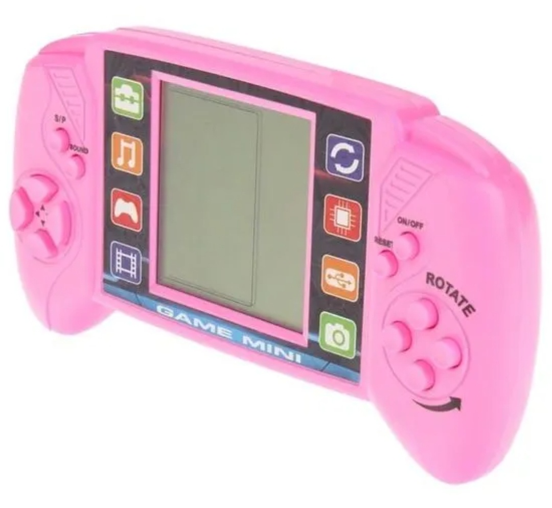 Nobo Kids Růžová konzolová elektronická arkádová hra