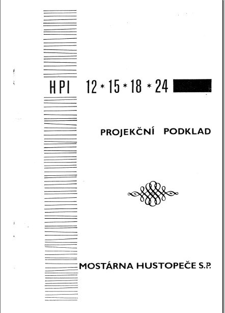 Prodám dokumentaci. Mostárny Hustopeče