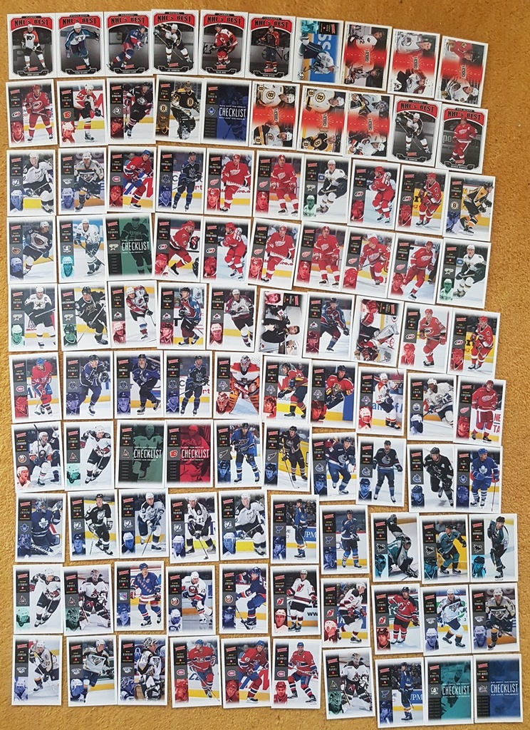 kartičky hokejové NHL