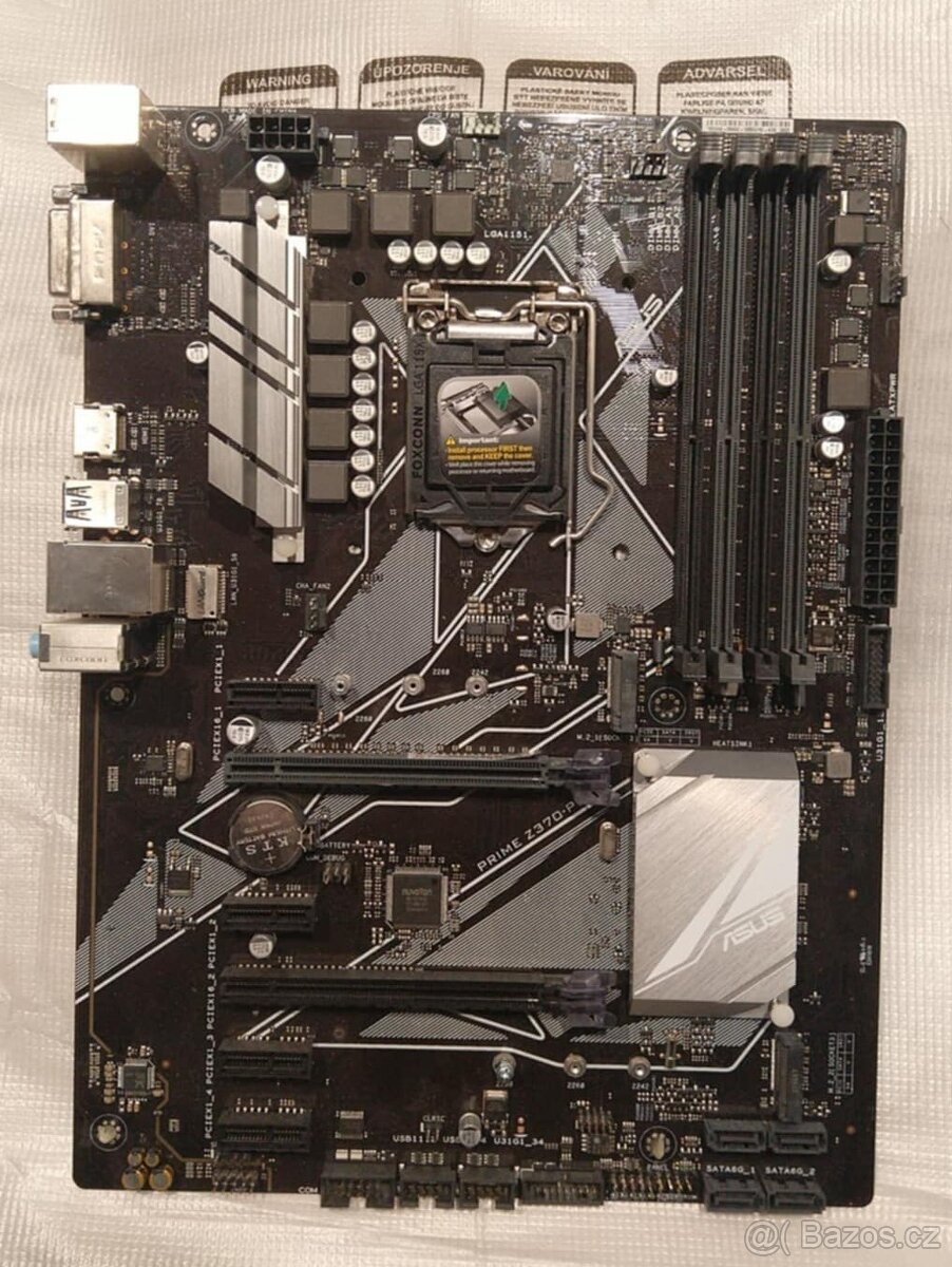 ASUS Prime Z370-P – základní deska pro Intel 8. a 9. generac