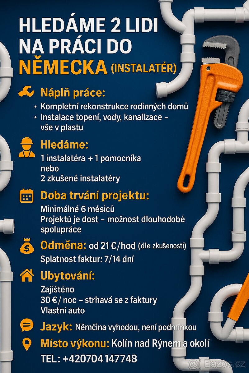 Instalatér Německo