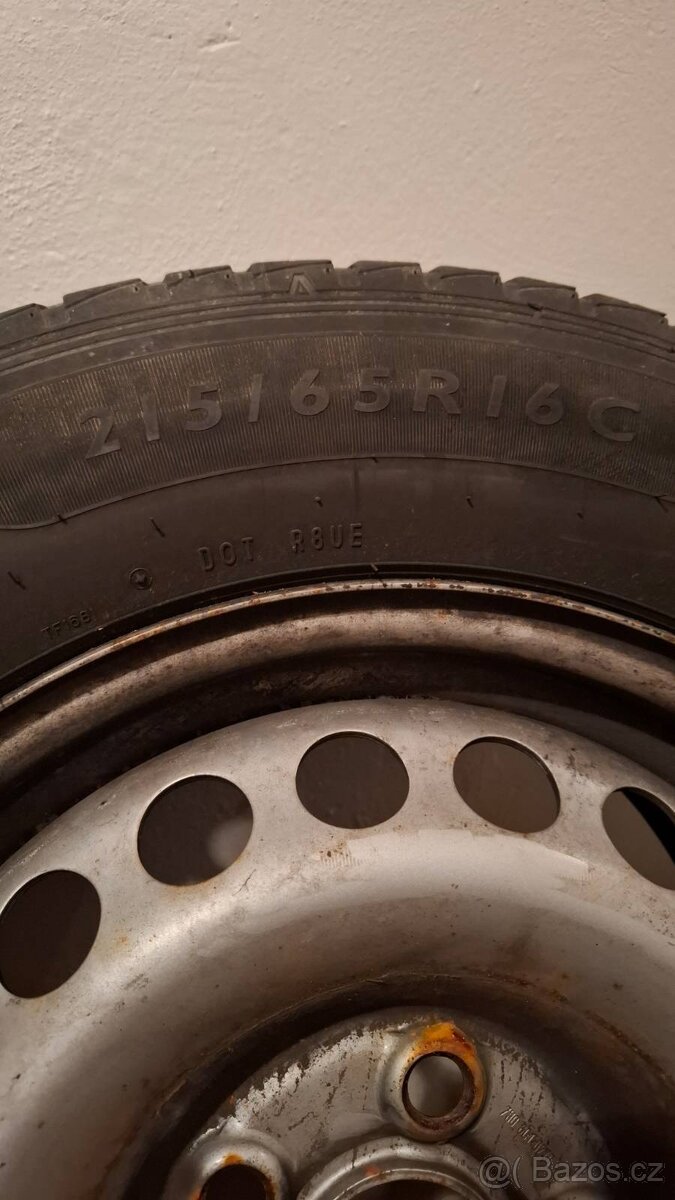 Volkswagen transporter T5 kola + pneu 215/65/R16C