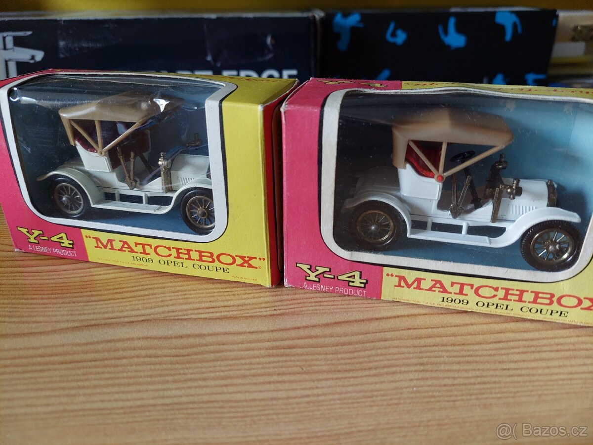 Matchbox yesteryear Y4 OPEL COUPE 2VARIANTY