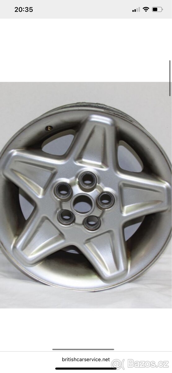 Alu r18 LandRover Mondial, 18x8J ET57