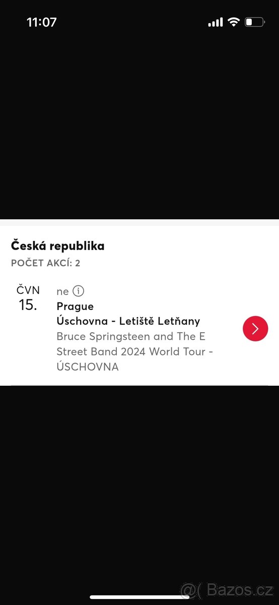 2x listek na Bruce Springsteen