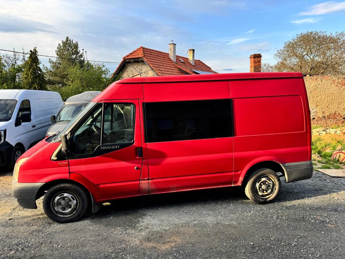 Ford transit, 6míst L2H2 r.v. 2008, 2 198 m3