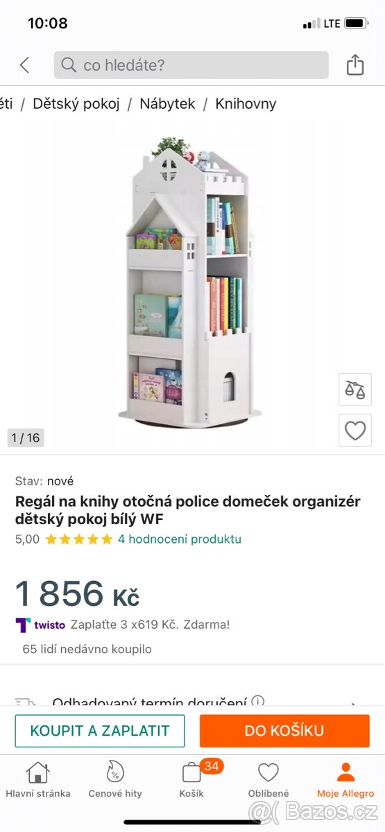 Otocna detska knihovna hrad/ domecek