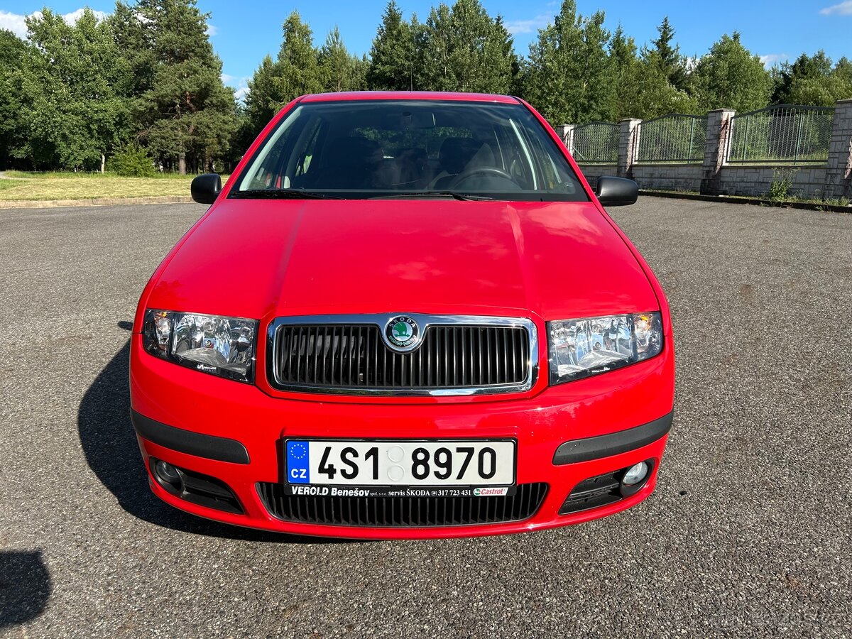 Škofa Fabia 1.4 55 kW najeto 42.000 km, ČR původ, servis. k.