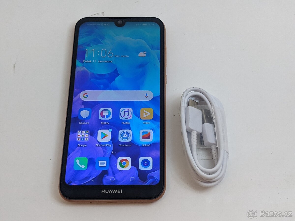 Huawei Y5 (2019) 2/16gb brown. Záruka 6 měsíců.