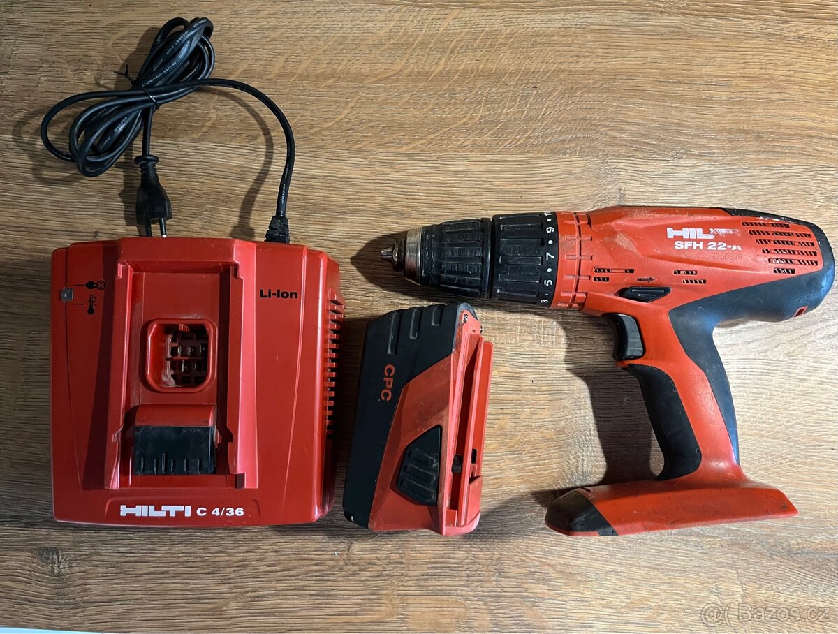 aku vrtačku HILTI SFH 22-A