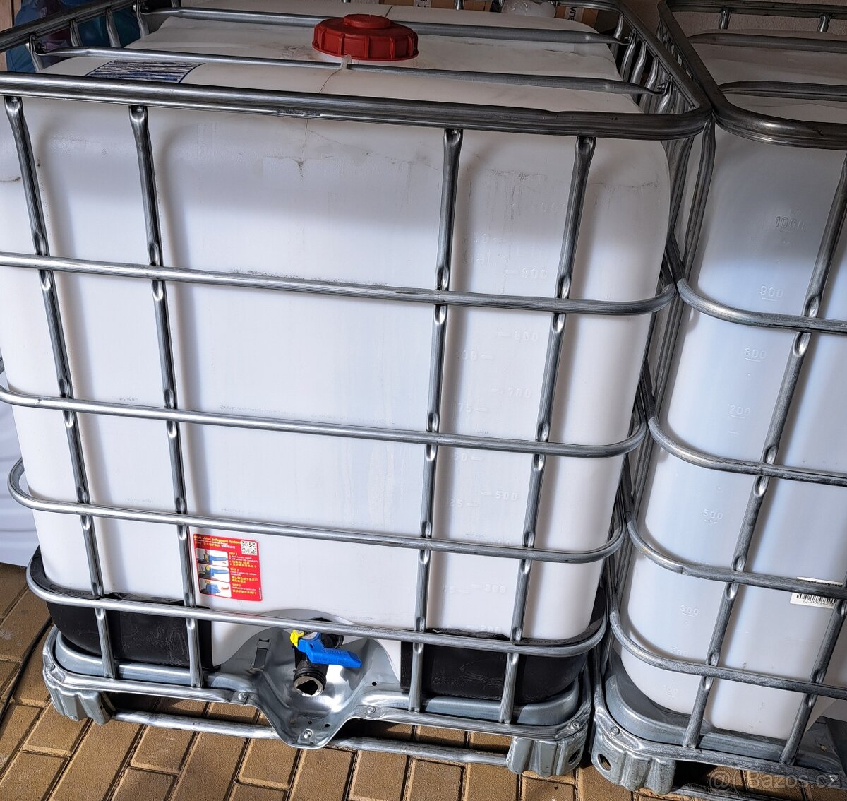 Nádrž  na vodu 1000l, IBC nádrž