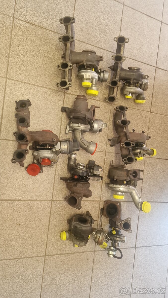 Turba na repas, různé druhy