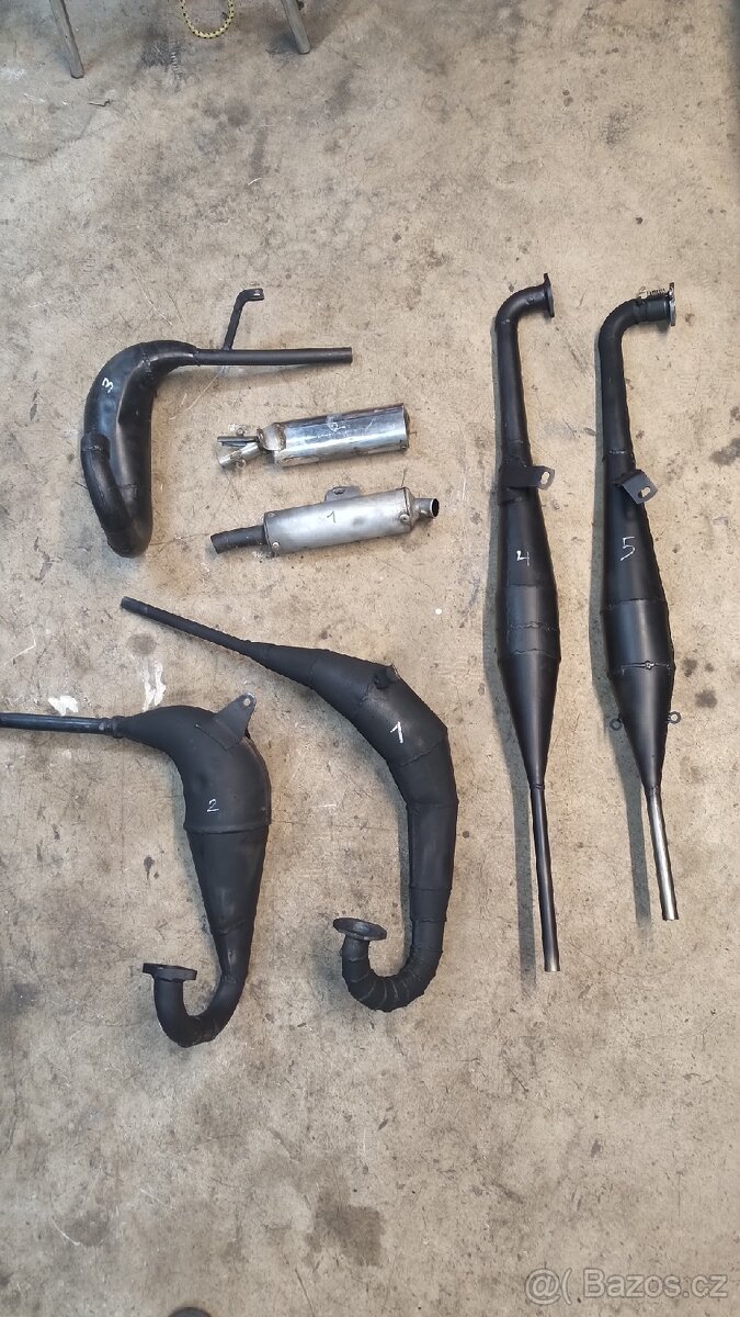 Výfuky Jawa pionýr