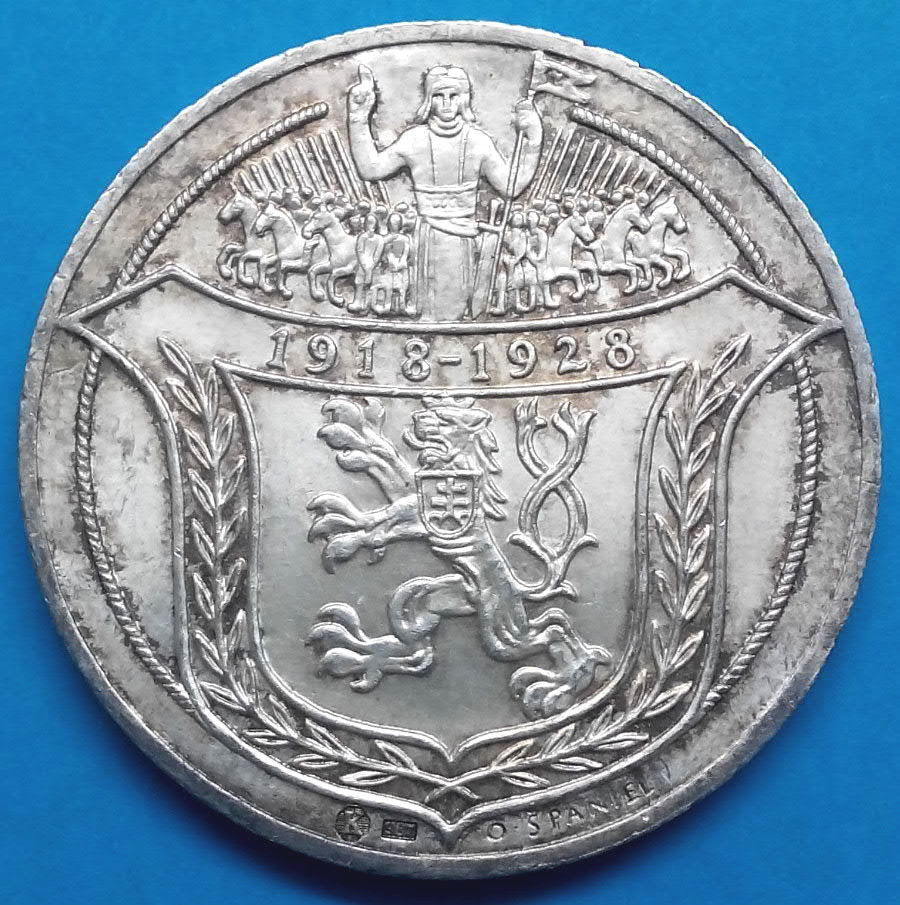 Stříbrná medaile ČSR Jsem ražen z českého kovu