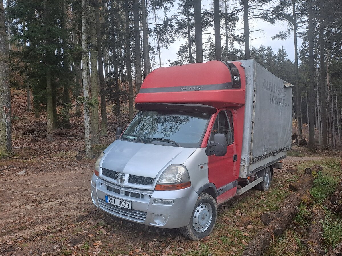 Plachtová dodávka Renault Master 2,5 dci