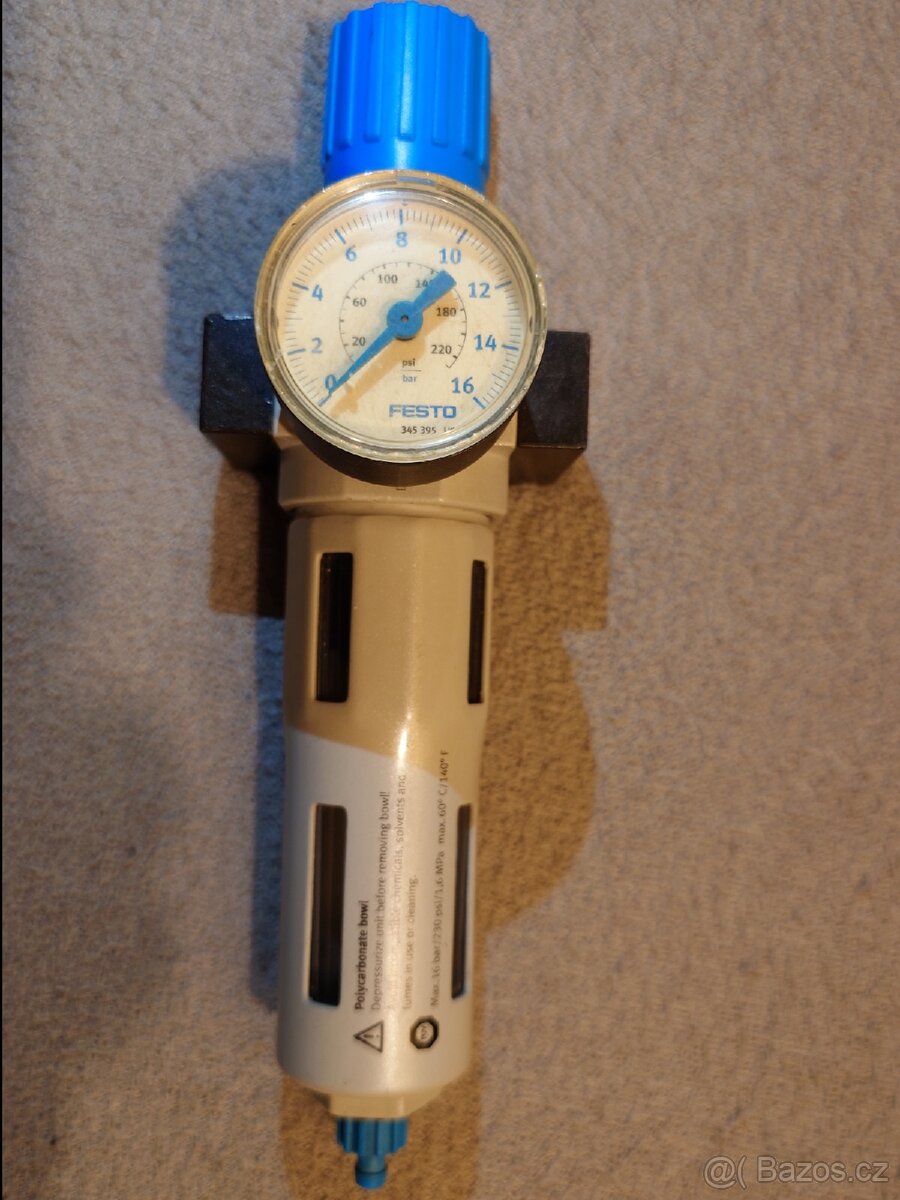 Regulační ventil Festo LR-D-MINI vč. odkalovacího filtru