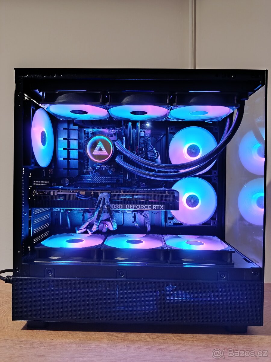 Herní PC: R7 9800x3d, RTX 5080, 64Gb DDR5, ZÁRUKA