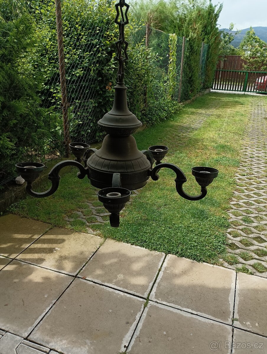 LUSTR MASIVNÍ MOSAZNÝ