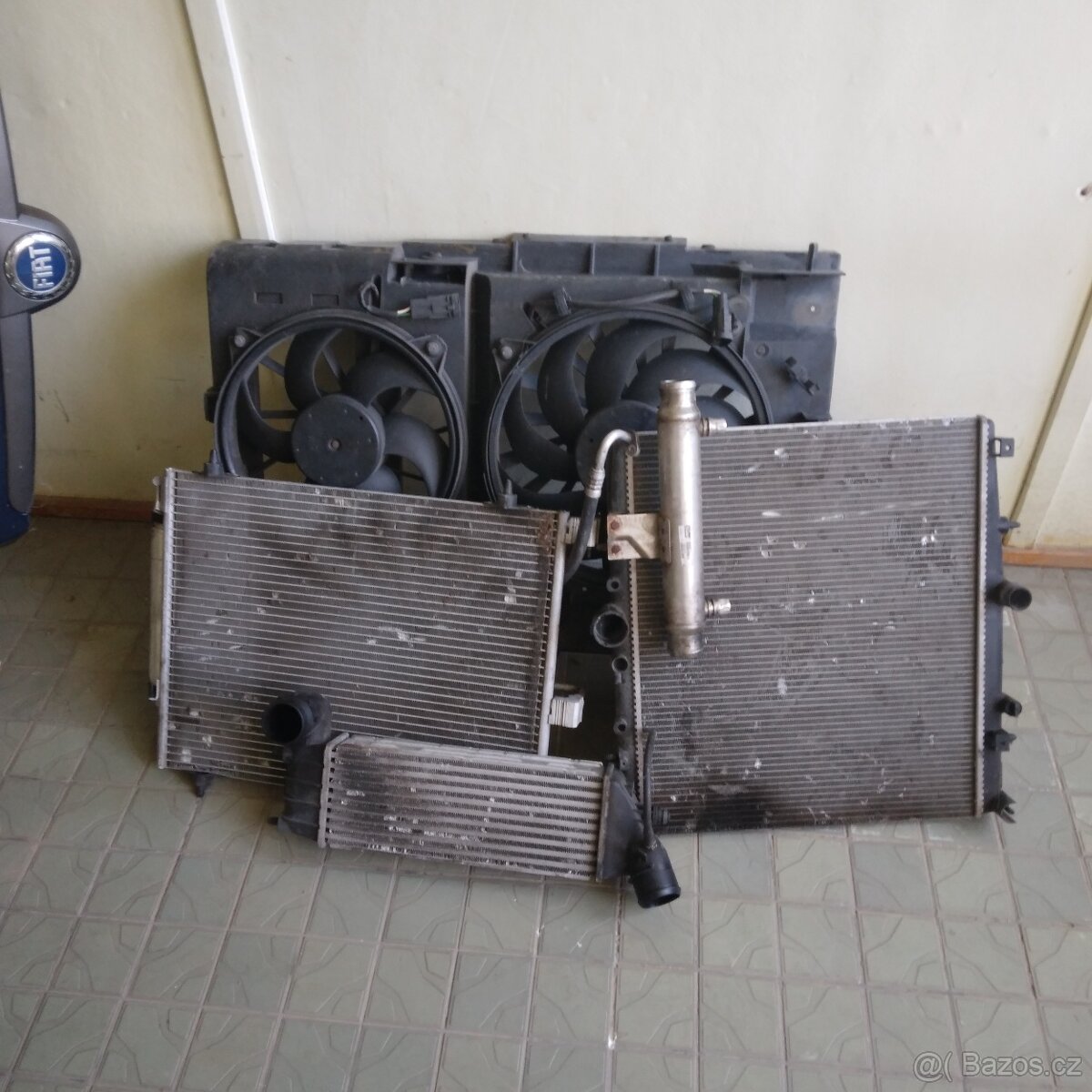 Chladičová stěna Citroen C8