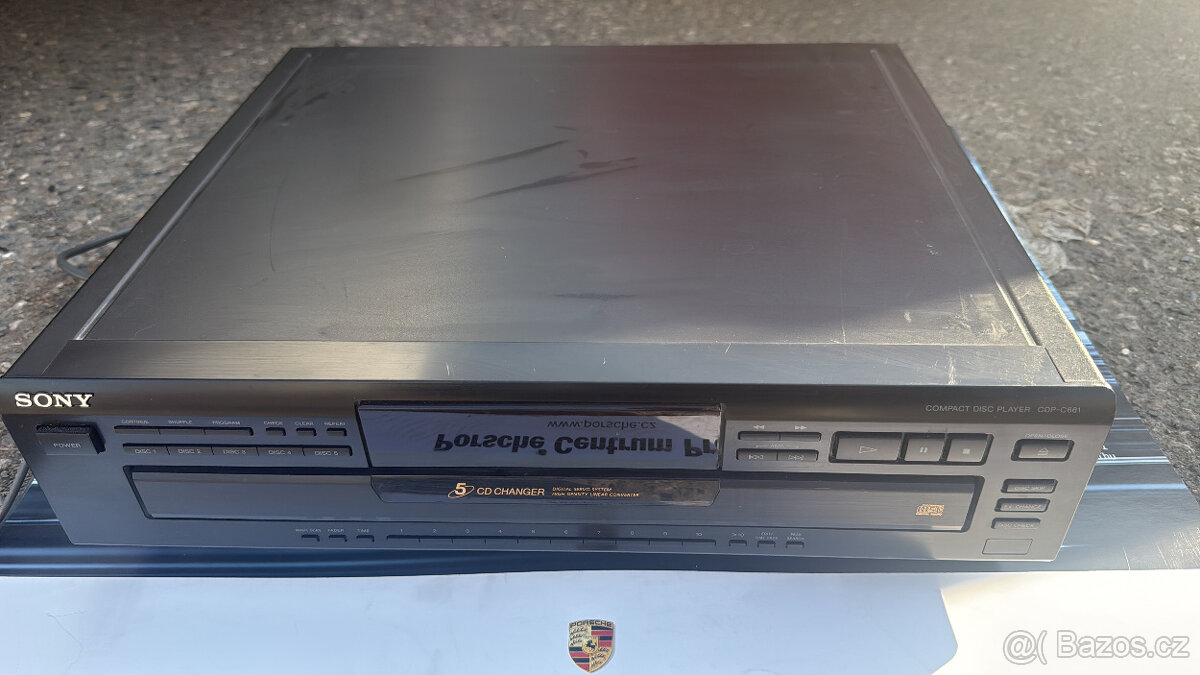 SONY CDP-C661 přehráváč a měníč CD