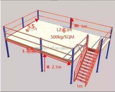 skladové patro 6x5,5m