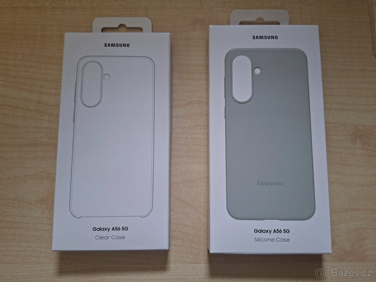 Samsung A56 5G Clear + Silicone Case