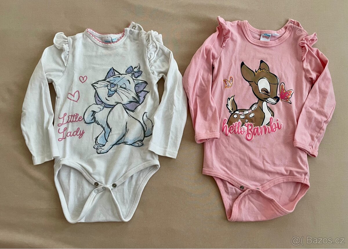 Dívčí body 2 kusy značky Disney baby vel. 92