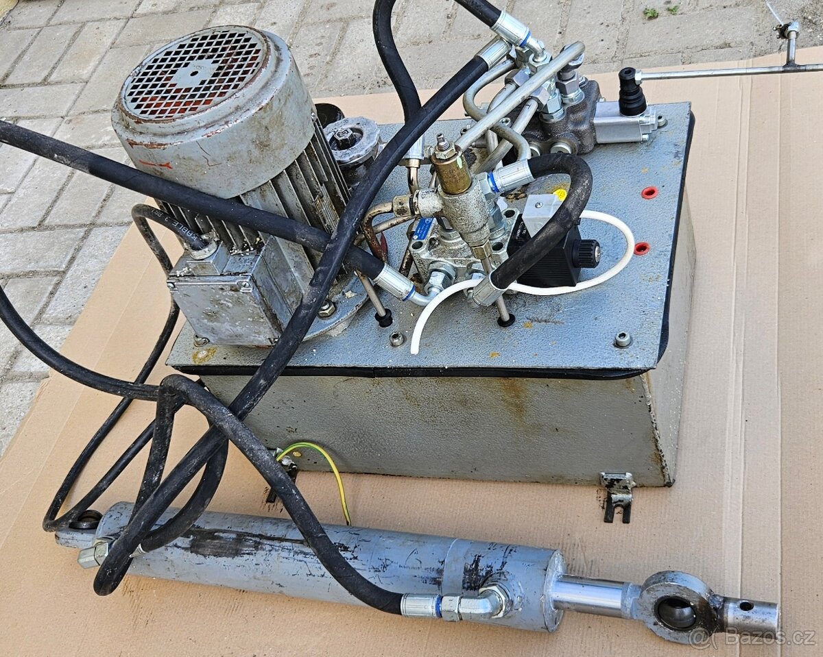 Hydraulický agregát / jednotka + pístnice