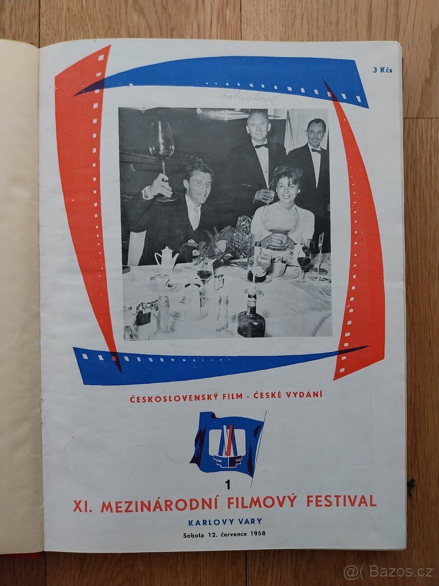časopisy Mezinárodní filmový festival Karlovy Vary 1958,1960