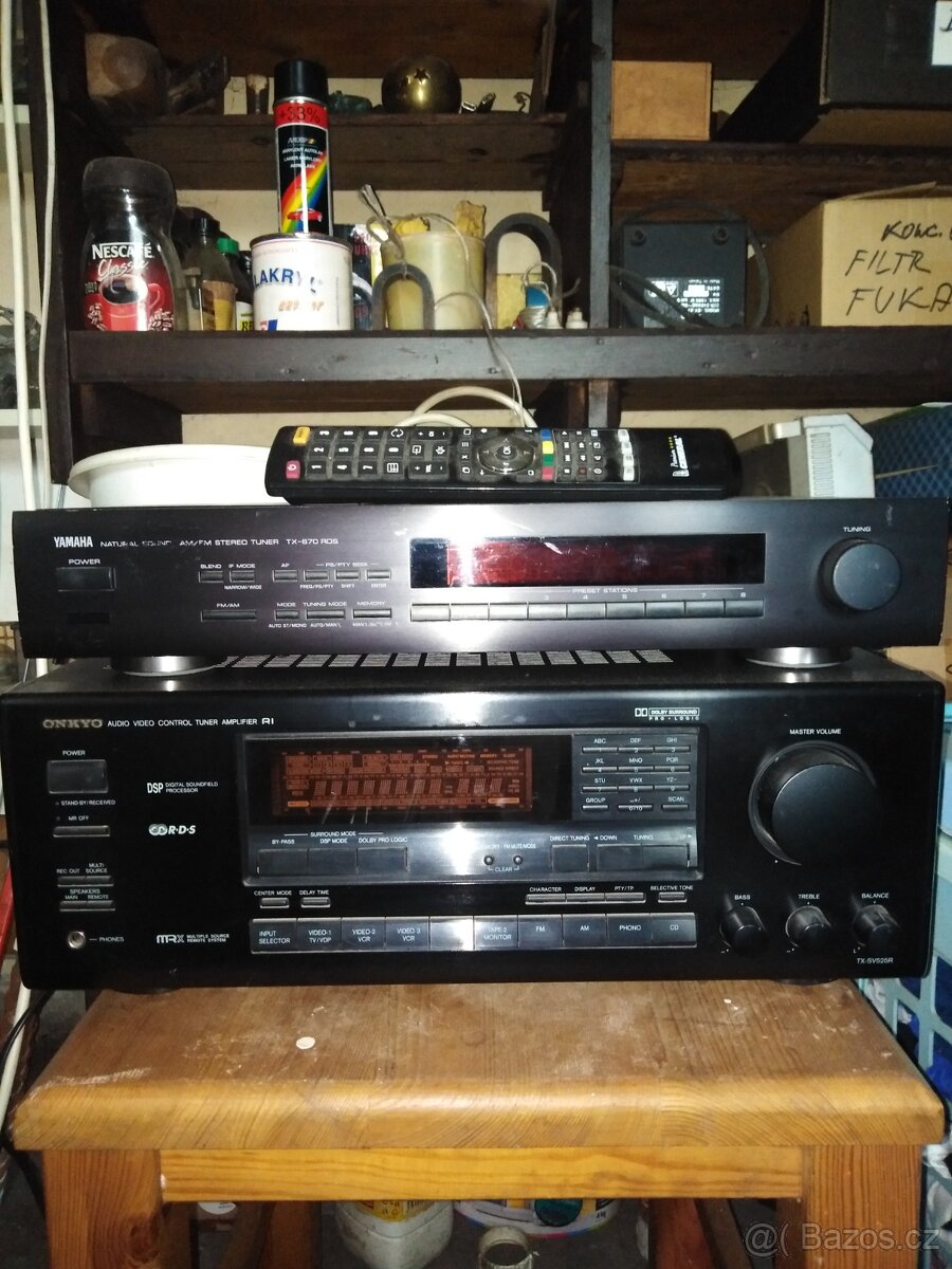Receiver Onkyo,tuner Yamaha
