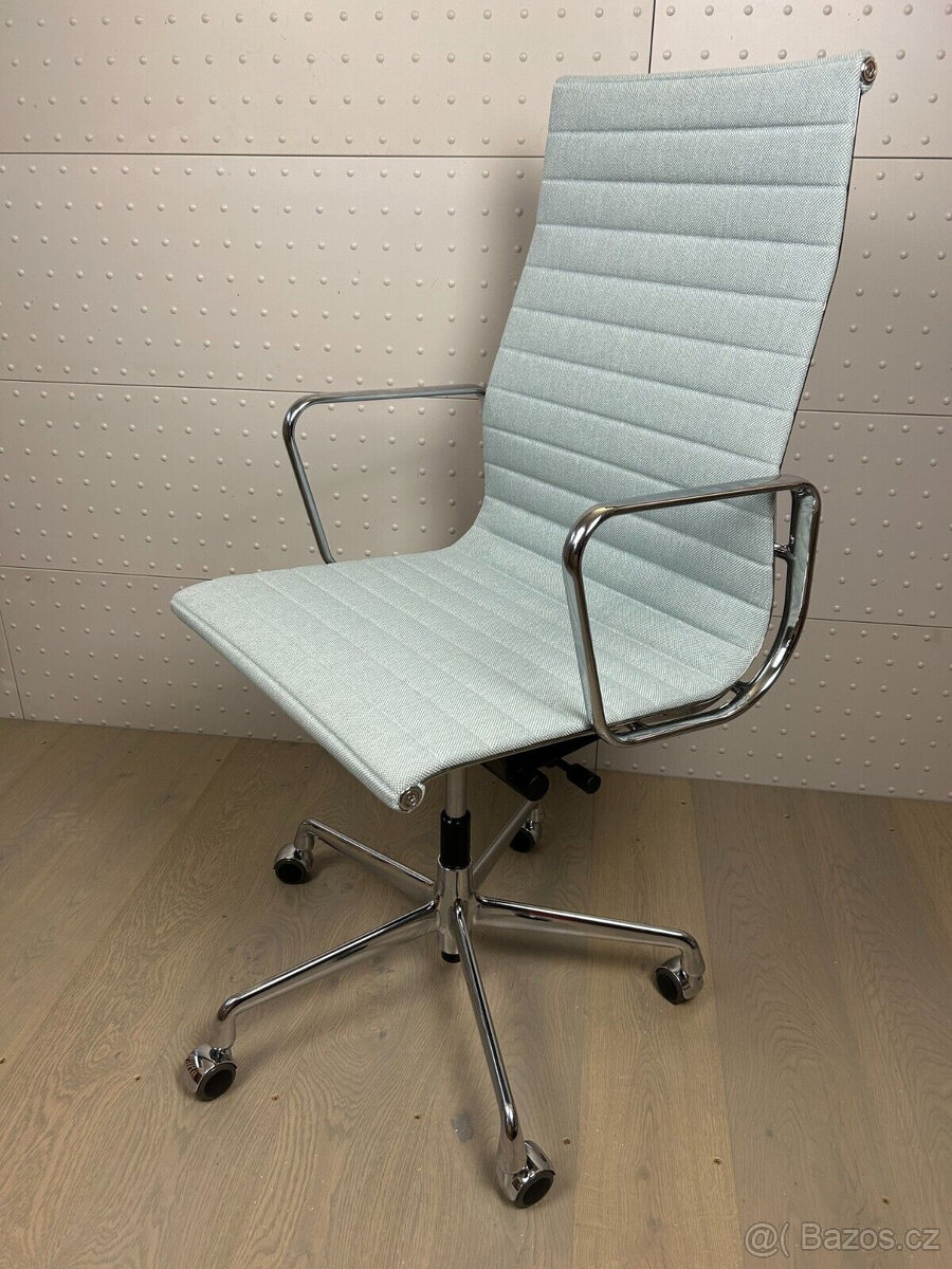 Kancelářská židle Vitra Alu EA 119 s područkami Hopsak Chrom