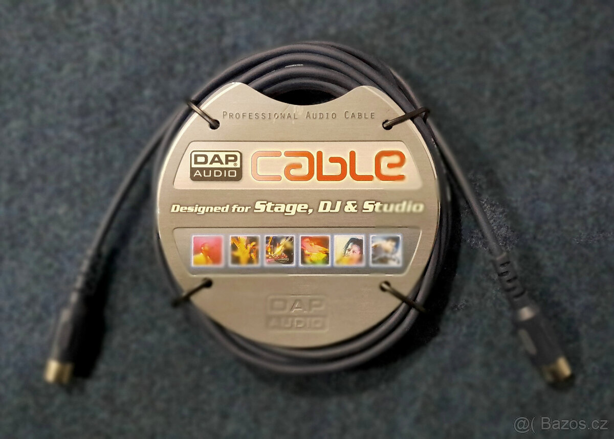 Kabel MIDI 5m