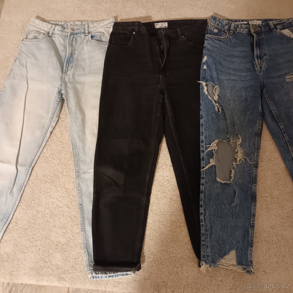 3x džíny 38,zn.Bershka