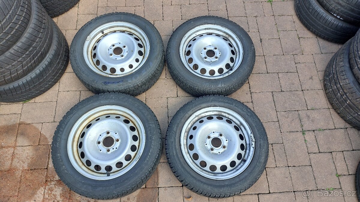 Kola zimní 16", TOYOTA, rozteč 5x114,3mm, pneu 205/55/16