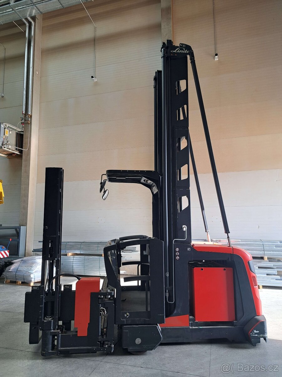 moderní elektrický systémový zakladač/retrak Linde, řada K,