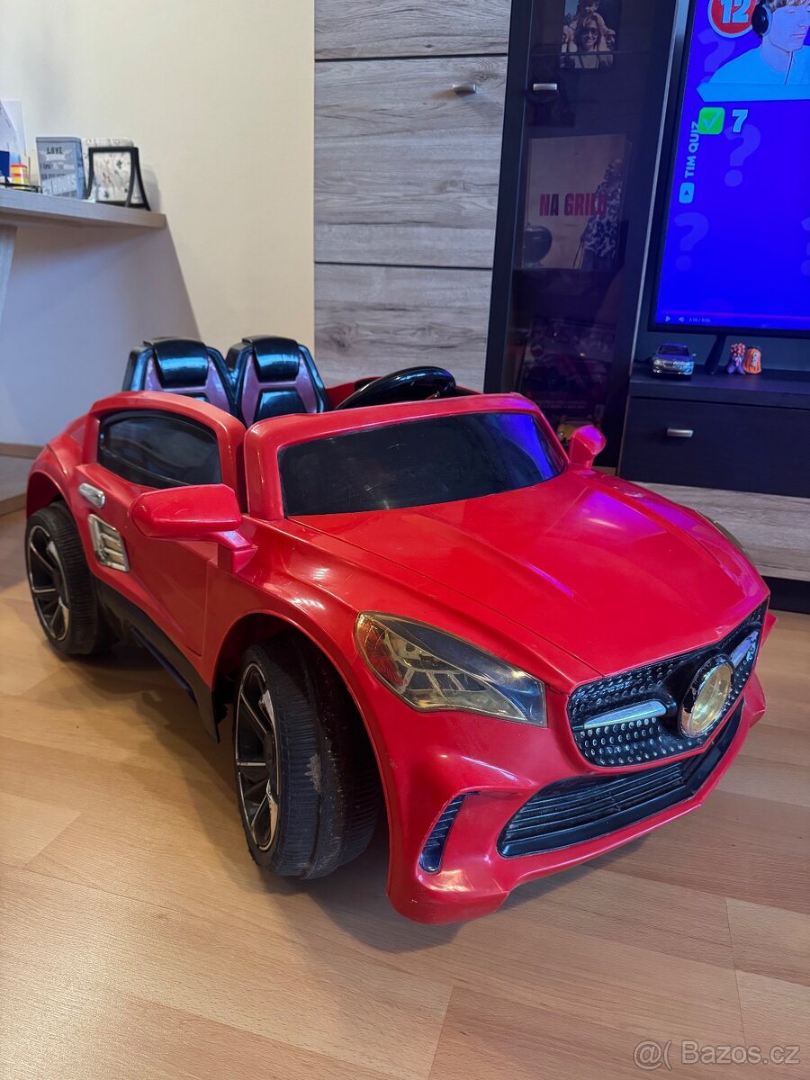Dětské elektrické auto s možností dálkového ovládání