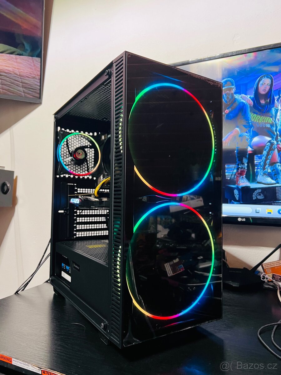 Herní Ryzen 5, 16GB DDR4,500 GB SSD a HDD, GTX 1650, Win 11