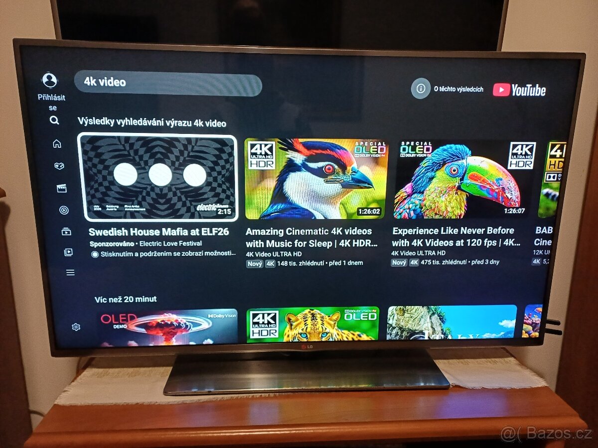 Smart TV LG 47LB650-úhlopříčka 117cm