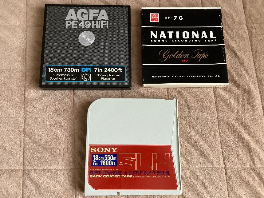 Magnetofonové pásky 3x