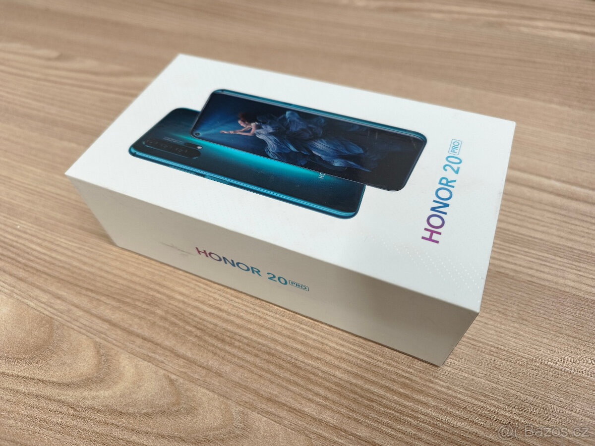 Honor 20 Pro 8GB 256GB Phantom Blue + skla a kryty ZÁVADA
